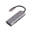 T-811 4 in 1 USB-C Hub: 3 USB 3.0 + USB-C Ports Docking Station - 1