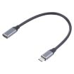 USB-C Male to Female Adapter Cable, 25cm Length, Type-C Connector - 2