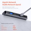 ROCK TR01 10-in-1 Type-C/USB-C to HDMI VGA Multifunction Hub Adapter Silver - 9