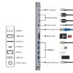 Onten 9199 12-in-1 USB-C Hub: HDMI, USB 3.0, SD/TF, RJ45, Audio, PD Charging - 3