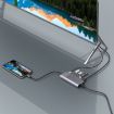 6 in 1 Multifunctional HUB: 8 Pin to RJ45, HDMI, Charging, 3 USB Ports - 6
