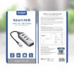 Onten 95118U 4-in-1 USB-C to 4 USB 3.0 Hub Docking Station Converter - 4