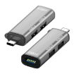 ADS-302C 3 In 1 Multi-function Type-C/USB-C HUB Docking Station Silver - 2