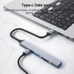 ADS-806C 5-in-1 USB-C Hub: USB 3.0, USB-C, SD/TF, USB 2.0 Docking Station - 5