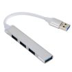 A809 USB 3.0 + USB 2.0 Multi-function Splitter HUB Adapter (Silver) - 3