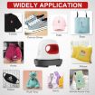 Mini Stamping Machine for Clothes & Caps, Heat Transfer, EU Plug, Red - 5
