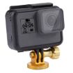PULUZ Gold Tripod Mount CNC Adapter for GoPro, Insta360, DJI Cameras - 4