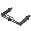 PULUZ Dual Handles Tray Stabilizer for Underwater Camera Housings - Black - 3