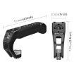 PULUZ Arri Metal Silicone Top Handle with Cold Shoe for Camera Cage - 3