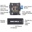 PULUZ Quick Release Clamp & Plate for DSLR/SLR Cameras - Black - 7