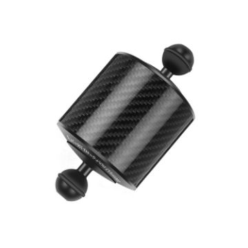 PULUZ 6.1" Carbon Fiber Floating Arm, Dual Balls, 400g Buoyancy - 1