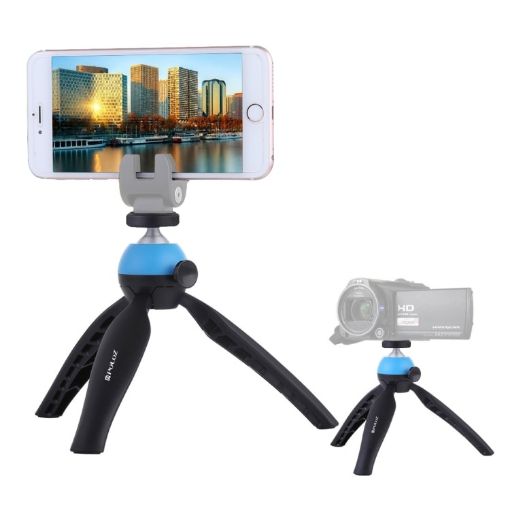 PULUZ Pocket Mini Tripod with 360 Ball Head for Smartphones, GoPro, DSLR - 1