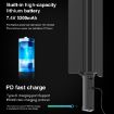 PULUZ 72 LEDs RGB Fill Light Stick with Barndoor - Full Color Photo Light - 7