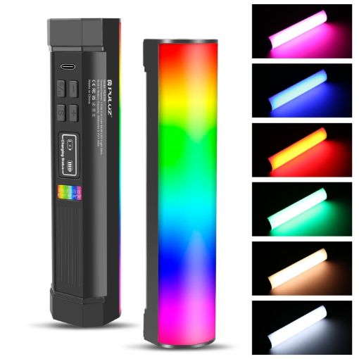 PULUZ 17cm RGB Stick Light - Magnetic LED Fill Light for Photography - 1