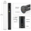PULUZ 30cm RGB Stick Light - Magnetic LED Fill Light for Photography - 3