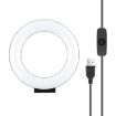 PULUZ 4.7" Curved USB LED Ring Light for Selfie & Vlogging - Black - 1