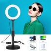 PULUZ 4.7" Curved USB LED Ring Light for Selfie & Vlogging - Black - 5