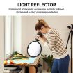 PULUZ 30cm Silver/Gold Folding Photo Studio Reflector Board 2 in 1 - 6