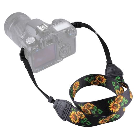 PULUZ Retro Ethnic Sunflower Camera Strap for SLR/DSLR - Multi-color - 1