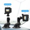PULUZ Car Suction Cup Mount with Phone Clamp, Screw & Tripod Adapter - 6