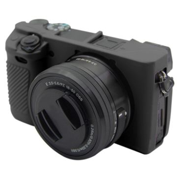 PULUZ Black Silicone Case for Sony ILCE-6300/A6400 Camera - 1