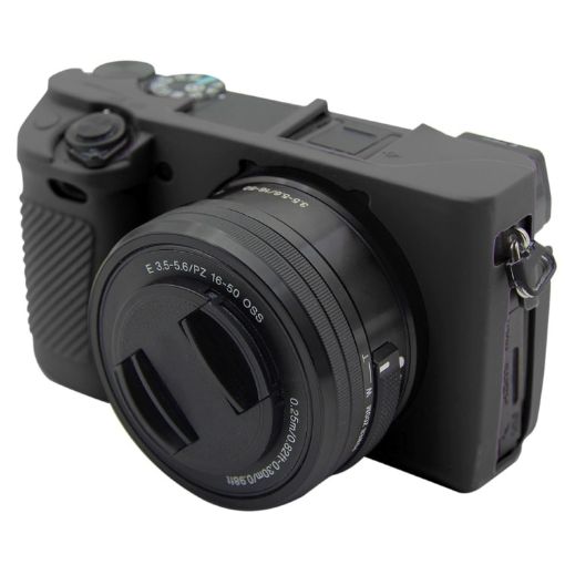 PULUZ Black Silicone Case for Sony ILCE-6300/A6400 Camera - 1
