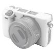 PULUZ White Silicone Case for Sony ILCE-6300/A6400 Protective Cover - 1