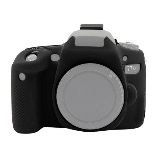 Canon EOS 77D PULUZ Black Soft Silicone Protective Case - 1