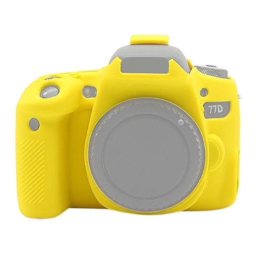 Canon EOS 77D Yellow Silicone Protective Case - PULUZ - 1