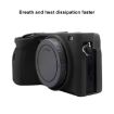 Sony A6600/ILCE-6600 PULUZ Black Soft Silicone Protective Case - 6
