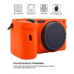 PULUZ Orange Silicone Case for Sony A6600/ILCE-6600 - Protective Cover - 4