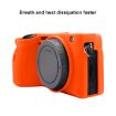 PULUZ Orange Silicone Case for Sony A6600/ILCE-6600 - Protective Cover - 6