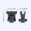 DJI Osmo Action 5/4/3 PULUZ Cold Shoe Gimbal Quick Release Adapter - 2