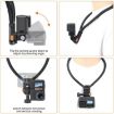 PULUZ Lazy Neck Bracket Magnetic Quick Release POV Mount - Black - 6