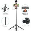 PULUZ 1.4m Selfie Stick Tripod with Phone Clip for Vlog & Live Streaming - 4