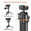 PULUZ Mini Phone Camera Tripod Stand 360 Ball Head Selfie Stick Black - 6