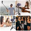 PULUZ Mini Phone Camera Tripod Stand 360 Ball Head Selfie Stick - 8
