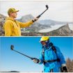 PULUZ Black Tripod Selfie Stick Stand for GoPro Action Cameras - 7