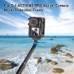 DJI Osmo Action 5 Pro/4/3 PULUZ Metal Cage Frame with Cold Shoe Black - 2