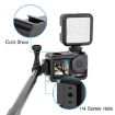 DJI Osmo Action 5 Pro/4/3 PULUZ Metal Cage Frame with Cold Shoe Black - 4