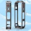 Insta360 X5 PULUZ Aluminum Alloy Protective Cage Rig - Grey - 7