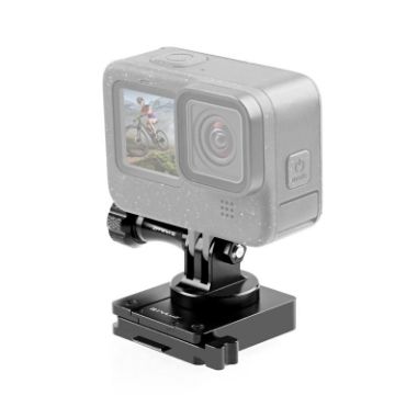 PULUZ Aluminum NVG Helmet Mount for GoPro & Action Cameras - Black - 1