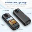 Insta360 X4 PULUZ Black Silicone Protective Case - Dust-proof Full Body - 4