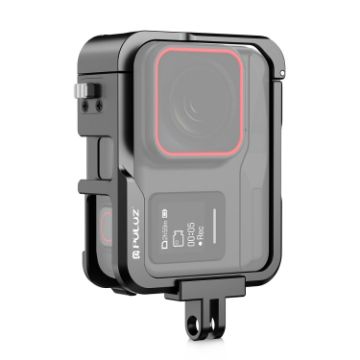 Insta360 Ace Pro PULUZ Metal Protective Cage Adapter Frame Black - 1
