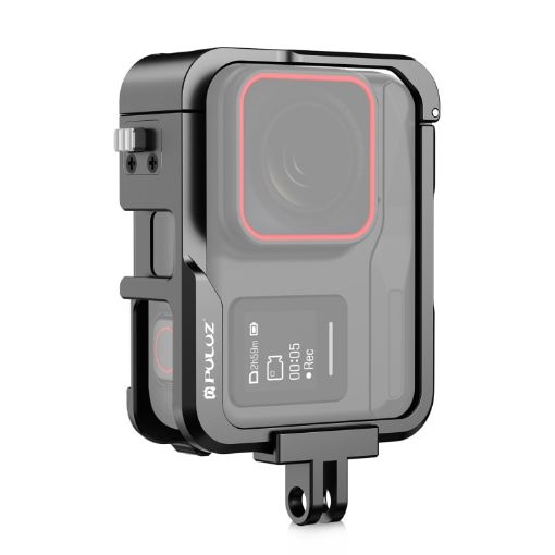 Insta360 Ace Pro PULUZ Metal Protective Cage Adapter Frame Black - 1