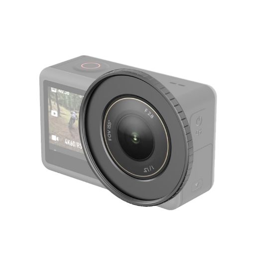 DJI Action 4 PULUZ Metal Filter Holder Protective Frame (Black) - 1