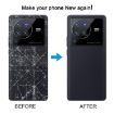 Vivo X80 Pro Battery Back Cover with Camera Lens Cover - Black - 6