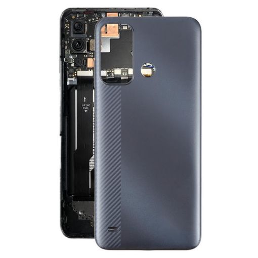 ZTE Blade A53 Black Plastic Battery Back Cover Replacement - 1