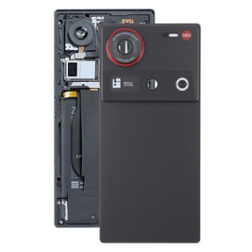 ZTE nubia Z70 Ultra NX733J NX736J Glass Back Cover with Lens (Black) - 1