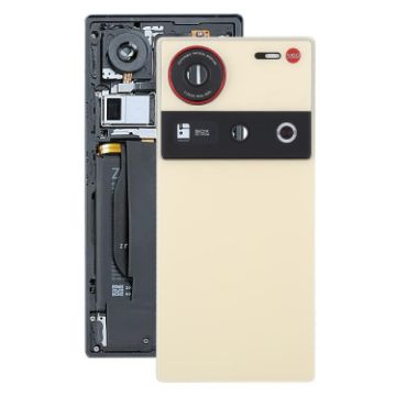 ZTE nubia Z70 Ultra Gold Glass Battery Back Cover with Camera Lens - 1